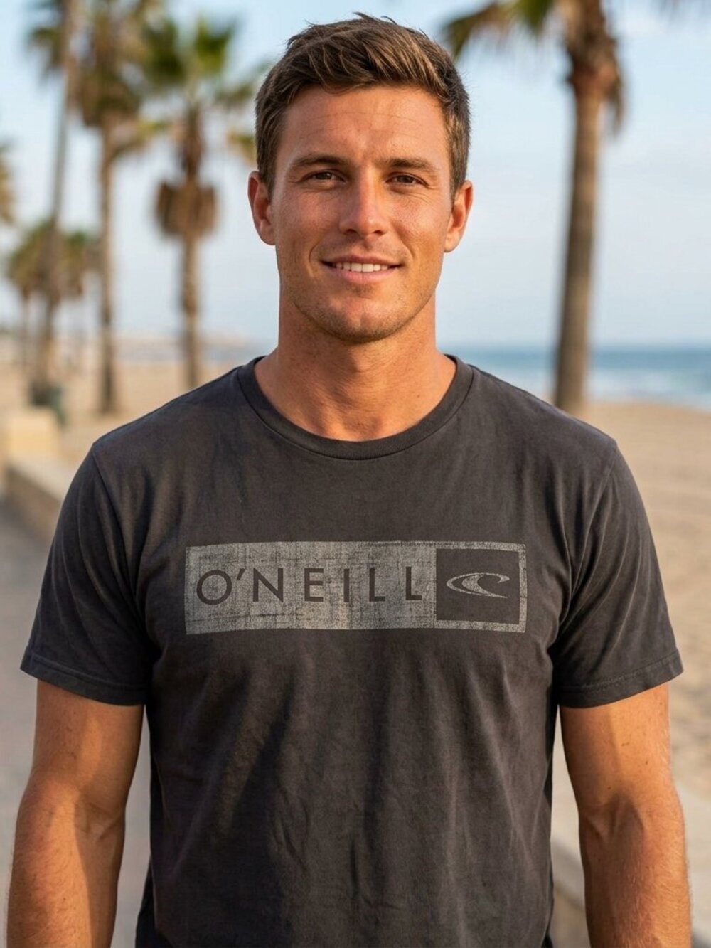 ⭐️ 5 for 20$! ⭐️ O’Neill Grey 100% Cotton T-shirt with White Logo